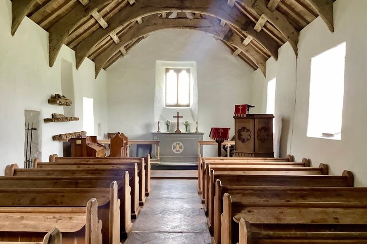 The upgrades at Mwnt church