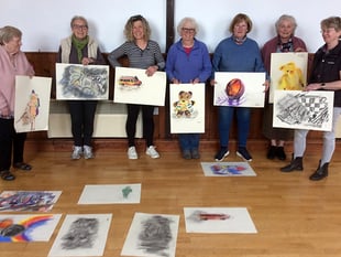 Ceredigion Museum artefacts inspire artists' drawing sessions