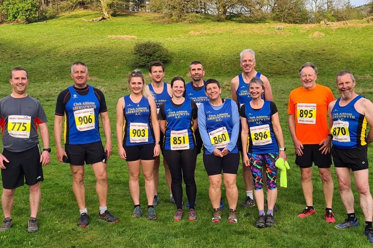 Aber AC runners ready for Hafod 0523