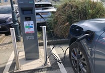 Electric vehicle charge points installed in county council car parks