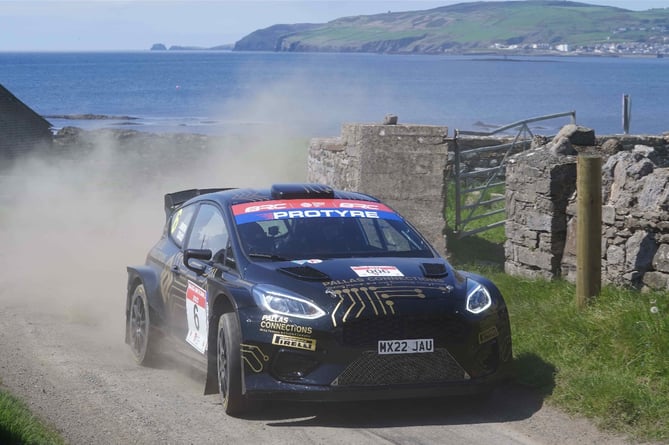 Manx national Rally winner Callum Black 