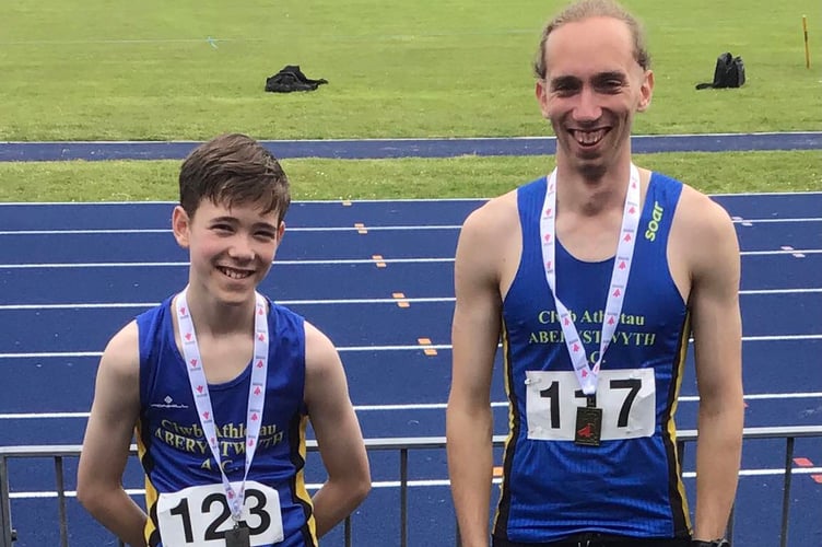 Janos Vranek and John Lowe at West Wales Champs (2023)