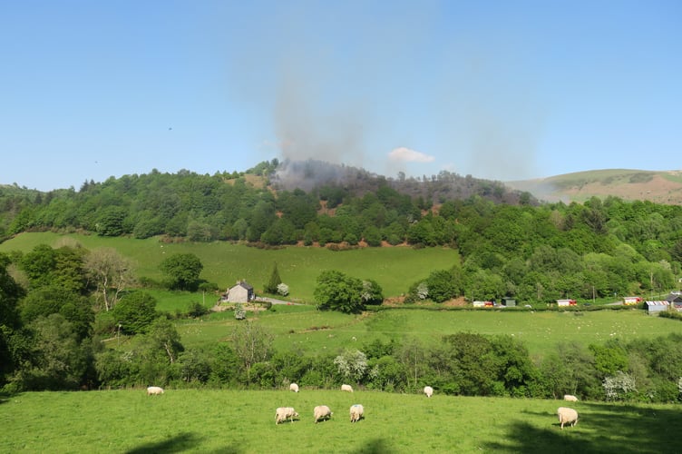 Aberangell fire