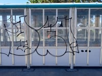 Police appeal after graffiti appears at train station
