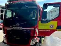 Fire brigade called to incident at Borth community garden