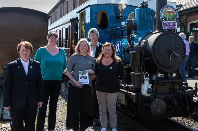 MP Liz Saville Roberts joined the women of Talyllyn Railway for the day