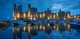 Caernarfon Castle named Wales' third spookiest walking spot