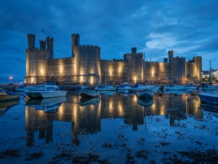 Caernarfon Castle named Wales' third spookiest walking spot