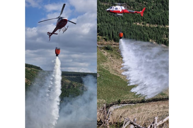 Wildfire heliopter
