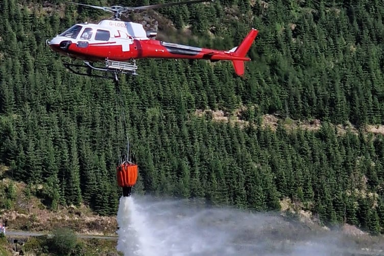 Fire helicopter