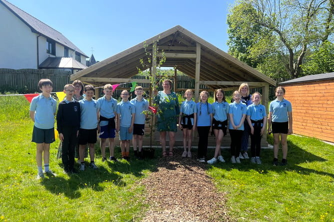 The school had an official opening for the sensory garden yesterday (Thursday, 26 May)