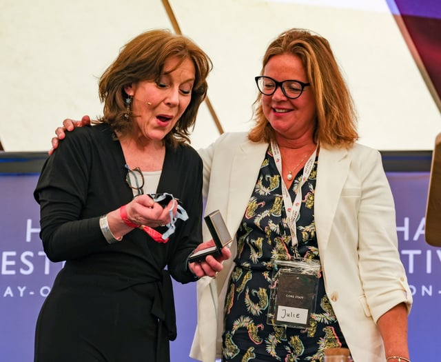 Aberystwyth poet receives first Hay Festival medal