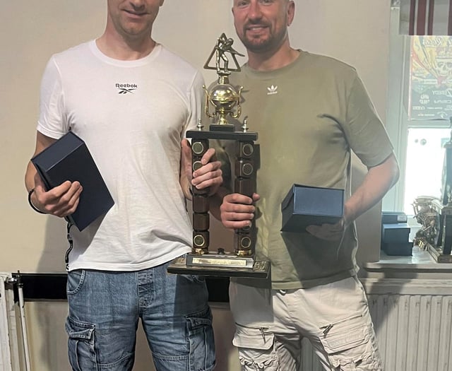 Bobby scoops the awards at Dolgellau & District Pool League