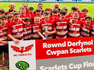 Talented Newcastle Emlyn Under 13s win Scarlets Cup