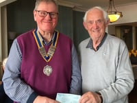 Rotary Club donates £800 to Prostate Cymru