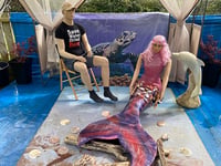 'Amazing' life-sized mermaid art project finally complete 