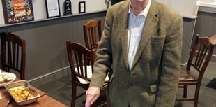 John celebrates 93rd birthday with fellow bridge club members