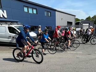 29-mile charity ride raises £780 for Macmillan Cancer Support
