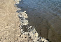 Fears over foul-smelling brown froth along Cardigan Bay 