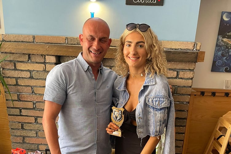 Emily Thomas, Aberyswtwyth Town Women young player of the season