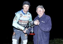 Harry Kellas wins Rhayader Motor Club's cup to honour Guthrie James 