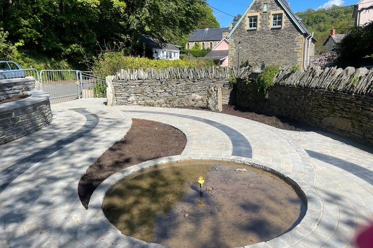 Llangrannog community garden