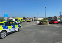Woman dies after being hit by train near Borth