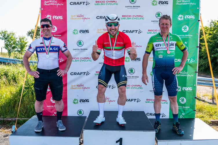 ieuAn Andy Davies Welsh Cycling National Crit Championship Jersey 2023