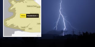 Second thunderstorm warning issued for this weekend across Wales