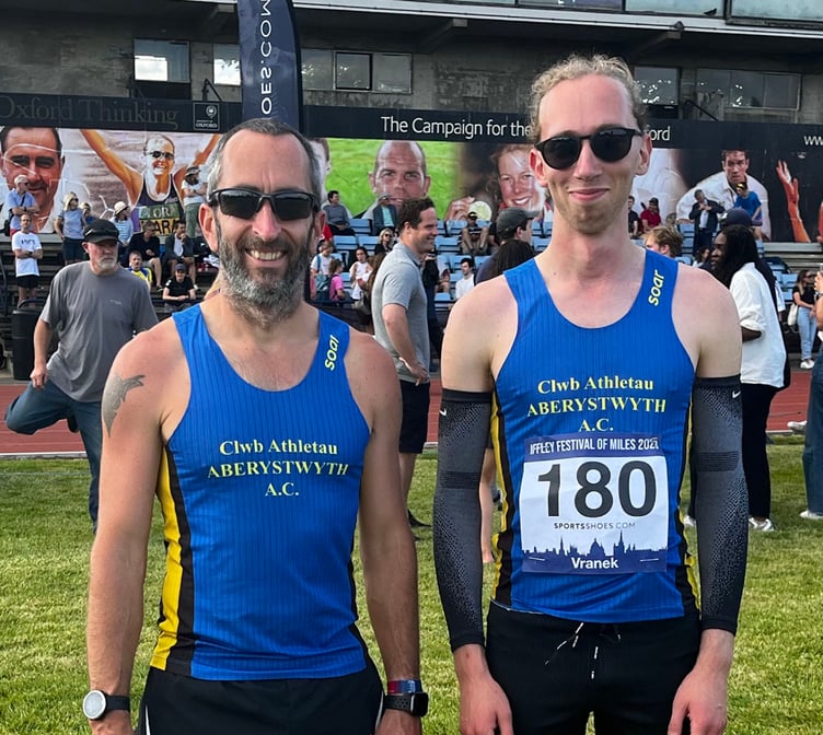 Edd Land and Janos Vranek at the Iffley Festival of Miles 2023.jpg