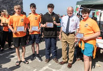 Rowers out in force for New Quay regatta