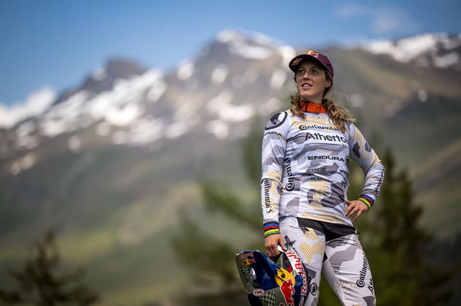 Rachel Atherton needs one more win to equal the record of Downhill MTB World Cup victories