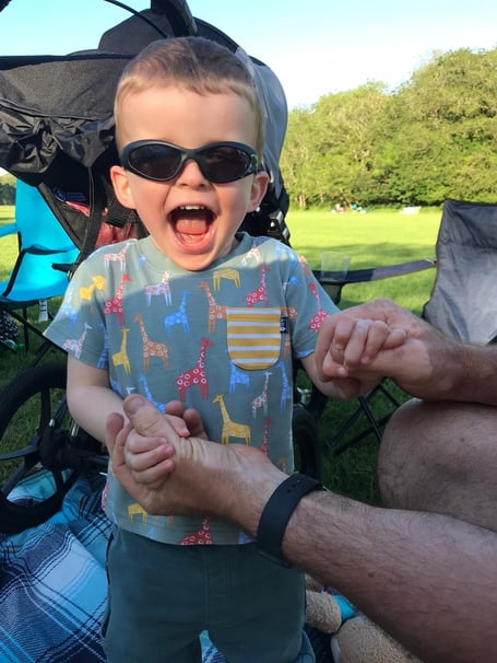 Griff, pictured, is among those attending the farm visit