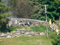 House fire investigation will be launched when 'safe to do so'