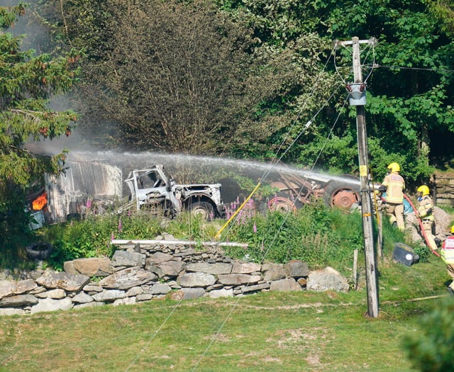 House fire investigation will be launched when 'safe to do so'