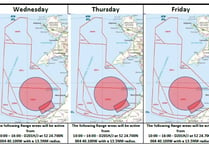 Live firing to take place in Cardigan Bay next week