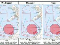 Live firing to take place in Cardigan Bay next week