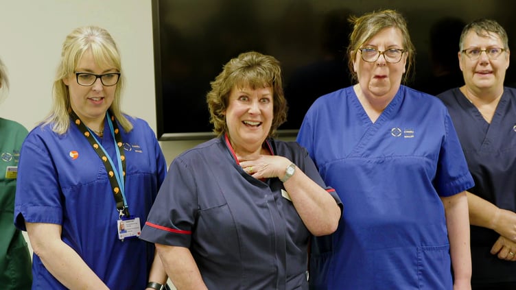 Two specialist cancer nurses at Bronglais Hospital are among those on this week's show