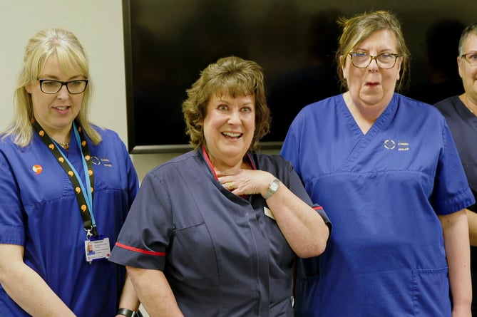 Two specialist cancer nurses at Bronglais Hospital are among those on this week's show