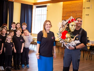 Performing arts group founder recognised on floral tribute TV show