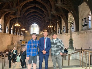 Youth Parliament Members visit Westminster