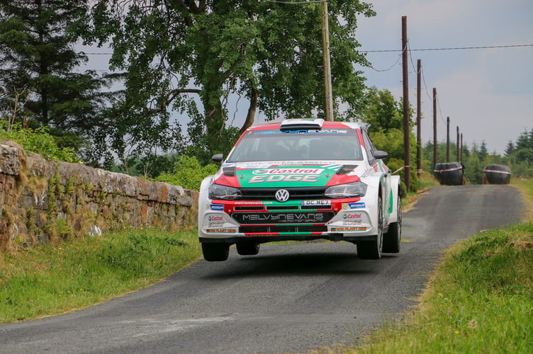 Meirion Evans takes to the air in Donegal