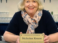 Plaque for hall in memory of ‘well-known and popular’ man