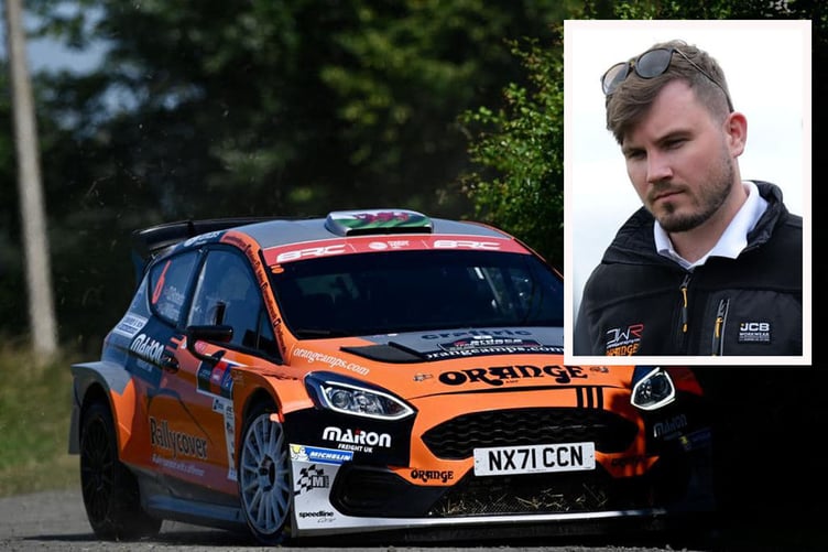 James Williams finished fourth at Ypres Rally after suffering mechanical failure 2023