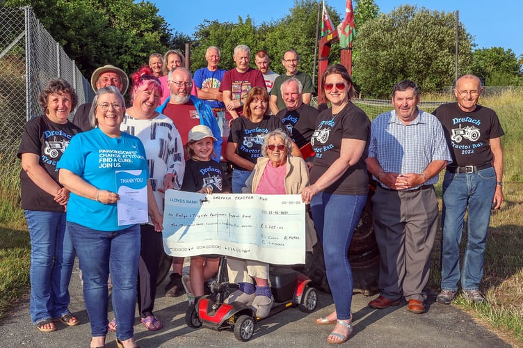 The Drefach Tractor Run raised £4,650 for good causes