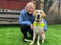 Blind runner races to raise cash