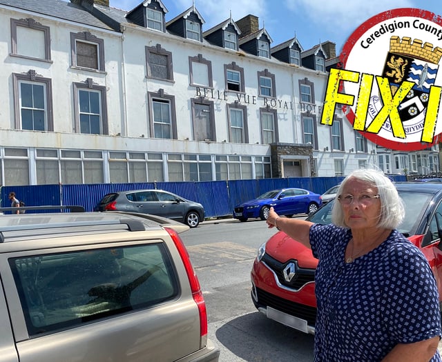 ‘Aberystwyth promenade is in such a state’