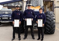 Bravery awards for Cardigan RNLI crew