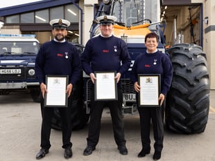 Bravery awards for Cardigan RNLI crew