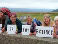 March for Michael walker welcomed in Fairbourne